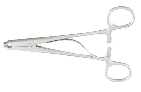 Raney Scalp Clip Applying Forceps, Forceps, 6 1/4" (15.9 Cm)